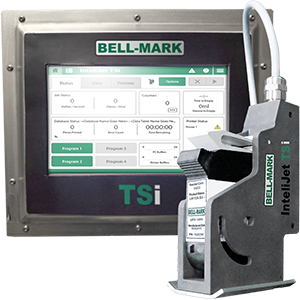 InteliJet TSi HMI und Druckkopf